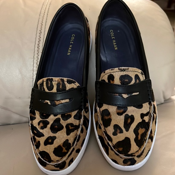 Cole Haan Shoes - Cole Haan Nantucket loafer in leopard print calf hair